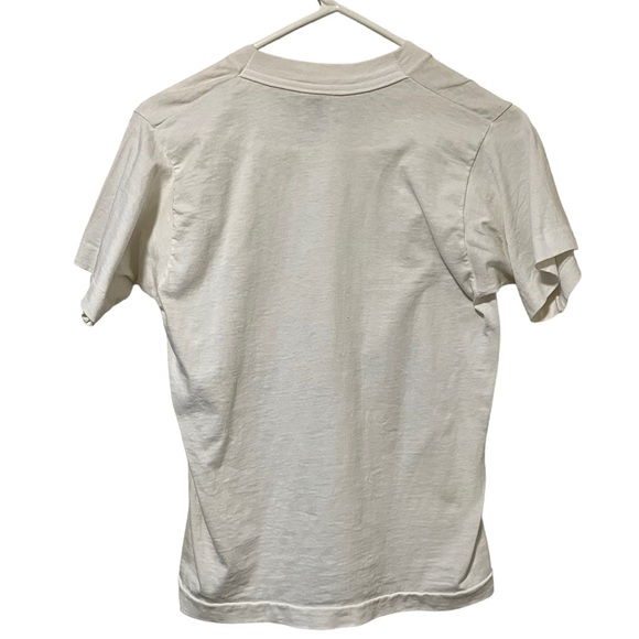 Vintage Polar Bears Be Cool Reading Sledding Snow Embossed Single Stitch Tee - Picture 4 of 9